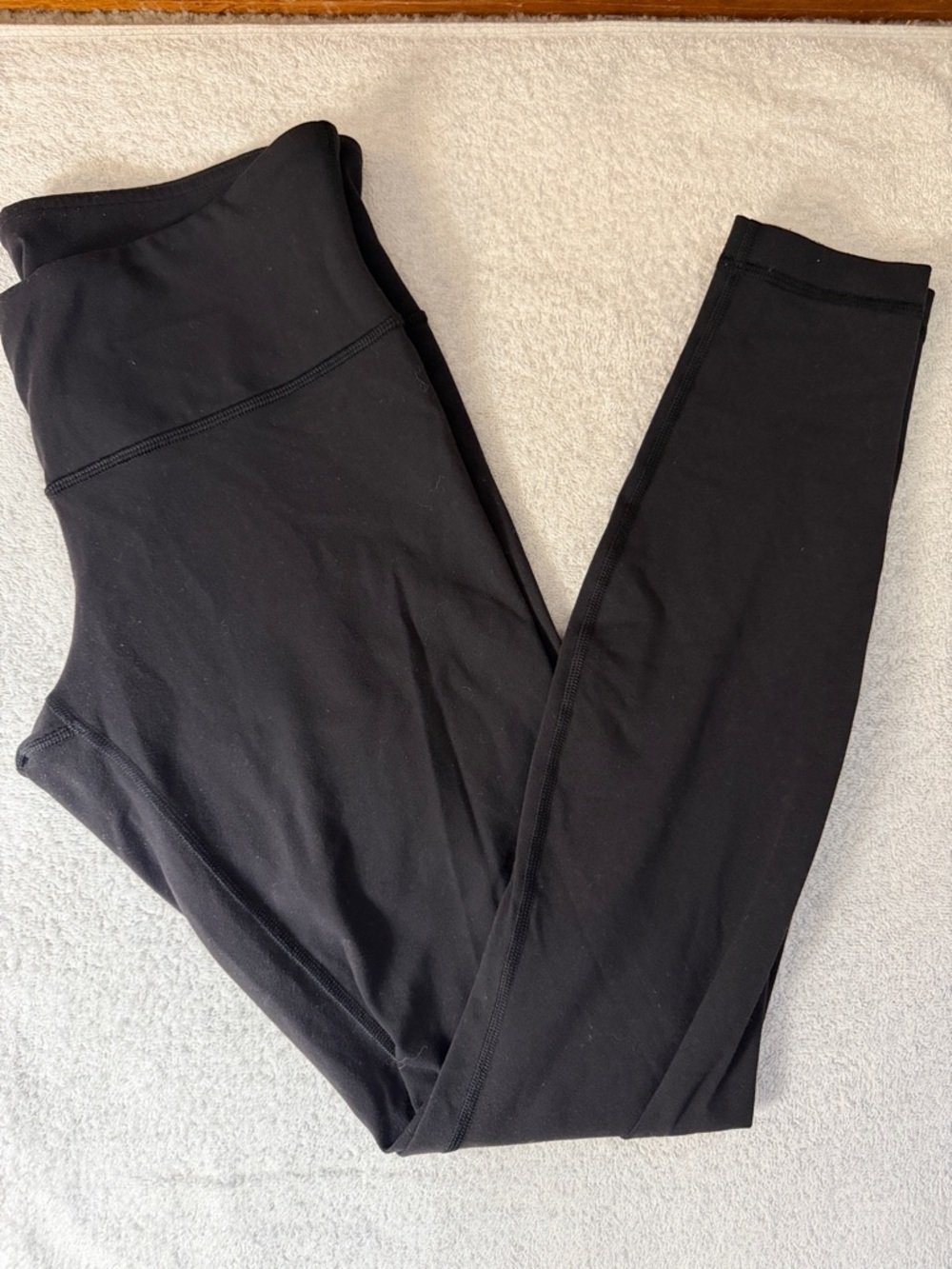lululemon Wunder Under Leggings Low Rise Full On Luon W5AW2S DISCONTINUED RARE